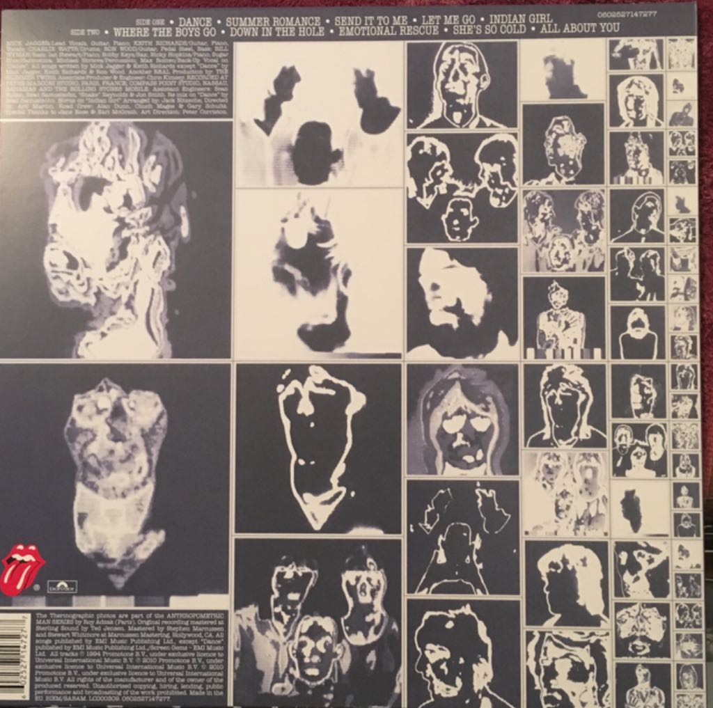 Emotional Rescue - Rolling Stones, The (12” - 4115) music collectible [Barcode 602527147277] - Main Image 2