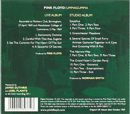 Ummagumma - Pink Floyd (CD) music collectible - Main Image 2