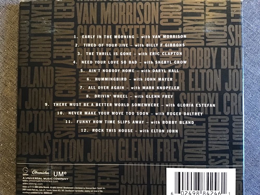 CD : B.B. King and Friends - 80 - King, B. B. (CD) music collectible [Barcode 602498842461] - Main Image 2