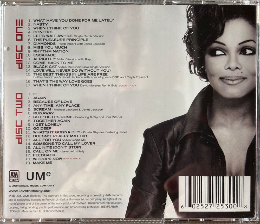 The Best - Janet Jackson (CD) music collectible [Barcode 602527253008] - Main Image 2