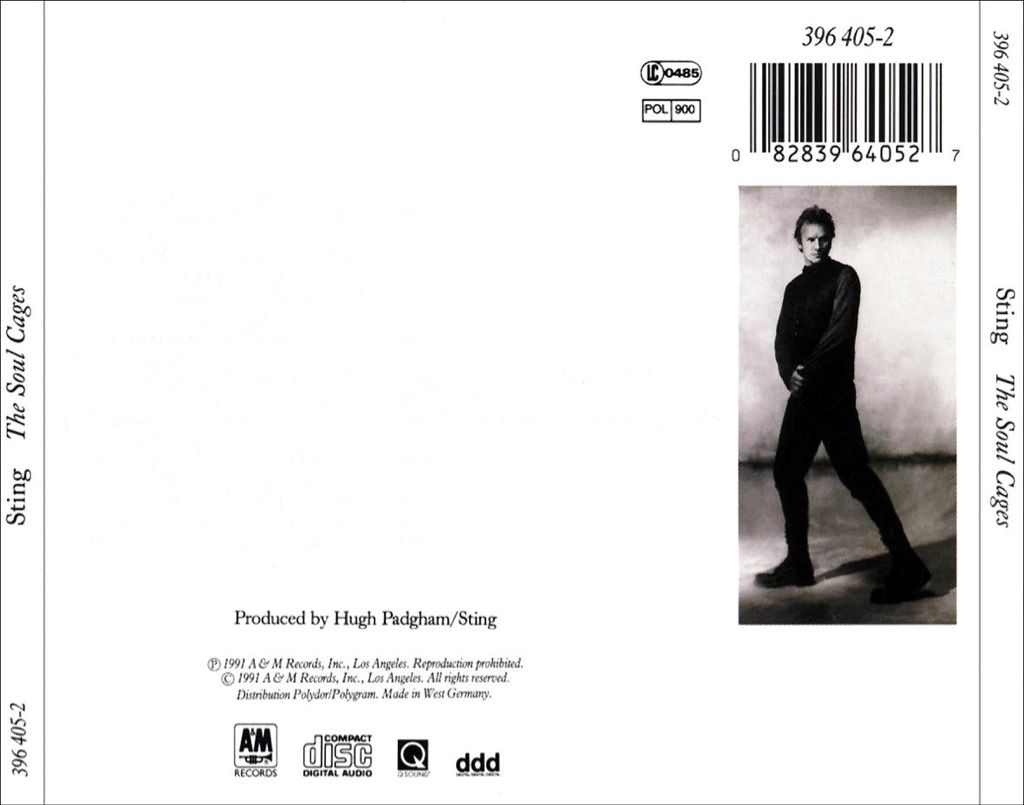 The Soul Cages - Sting (CD - 48) music collectible [Barcode 082839640527] - Main Image 2