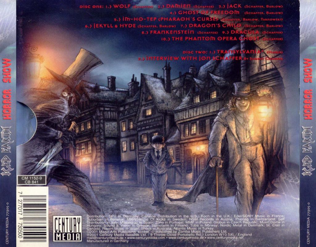 Horror Show - Iced Earth (12”) music collectible [Barcode 888751820319] - Main Image 2