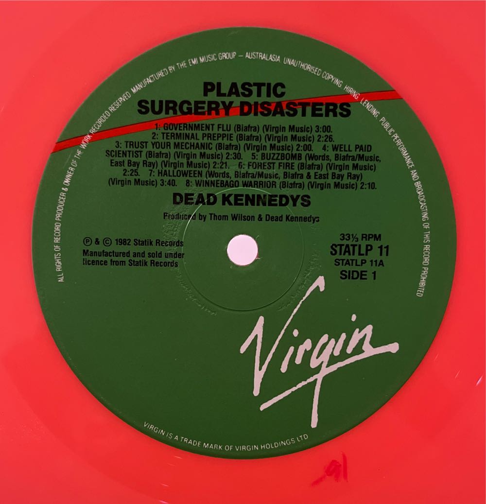 Plastic Surgery Disasters - Dead Kennedys (CD) music collectible - Main Image 3