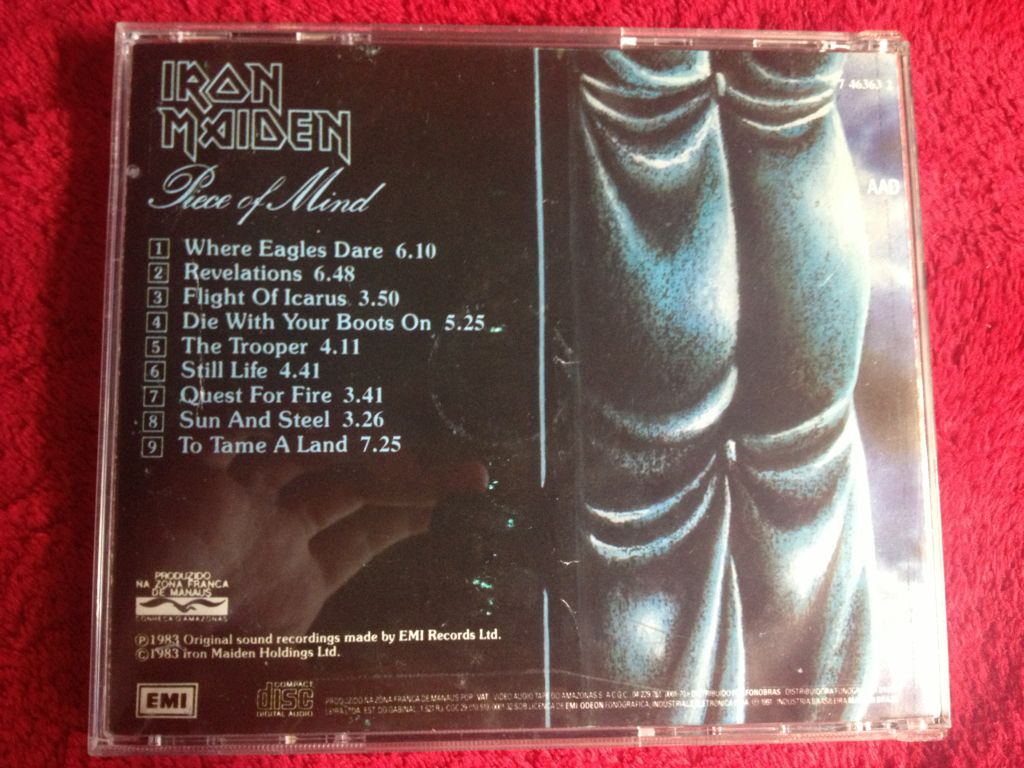 Piece Of Mind - Iron Maiden (CD) music collectible - Main Image 2
