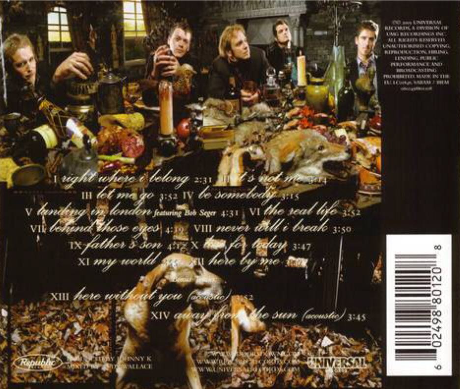 Seventeen Days - 3 Doors Down (CD - 44) music collectible - Main Image 2