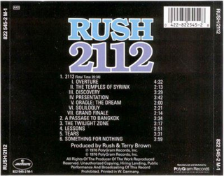 2112 - Rush (CD - 40) music collectible [Barcode 042282254528] - Main Image 2