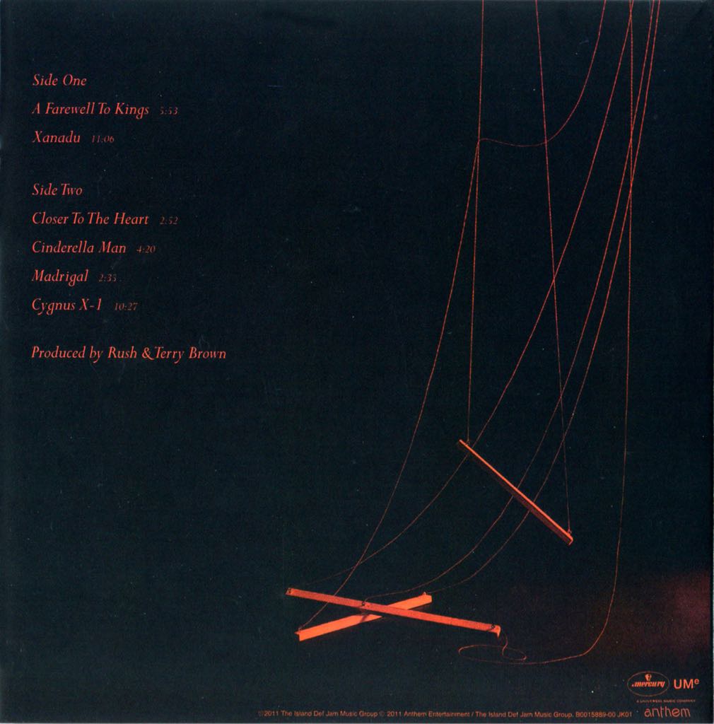 A Farewell To Kings - Rush (12” - 36.35) music collectible - Main Image 2