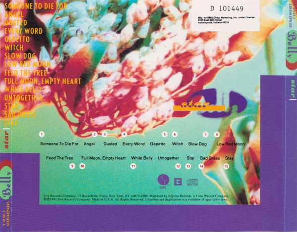 Star - Belly (CD - 51) music collectible [Barcode 093624518723] - Main Image 3