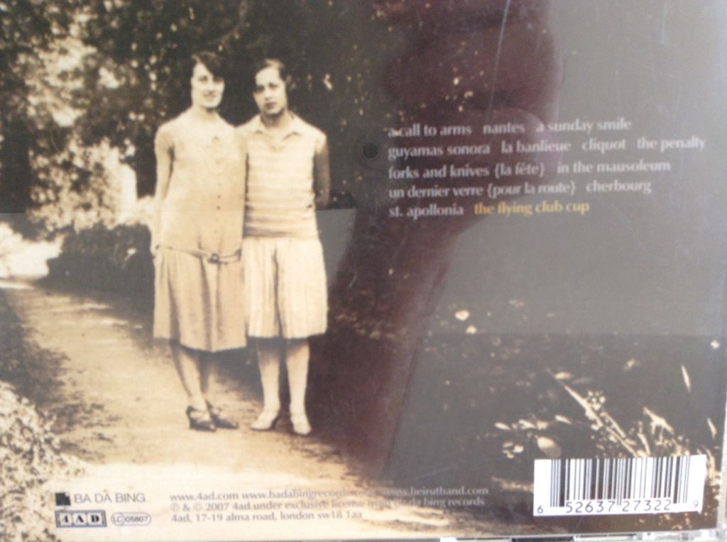 The Flying Club Cup - Beirut (CD) music collectible [Barcode 652637273229] - Main Image 2
