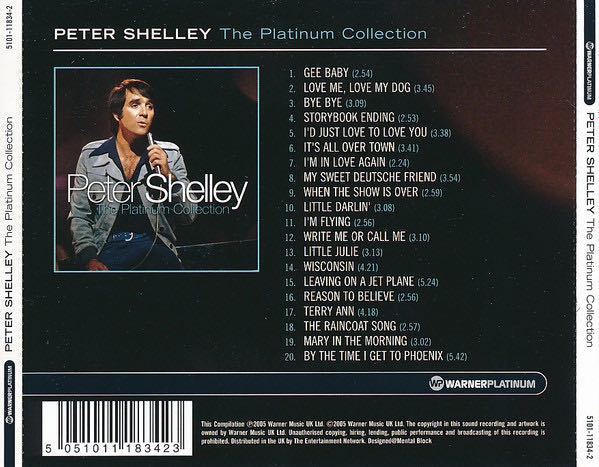 The Platinum Collection  - Peter Shelley (CD - 65) music collectible [Barcode 5051011183423] - Main Image 2