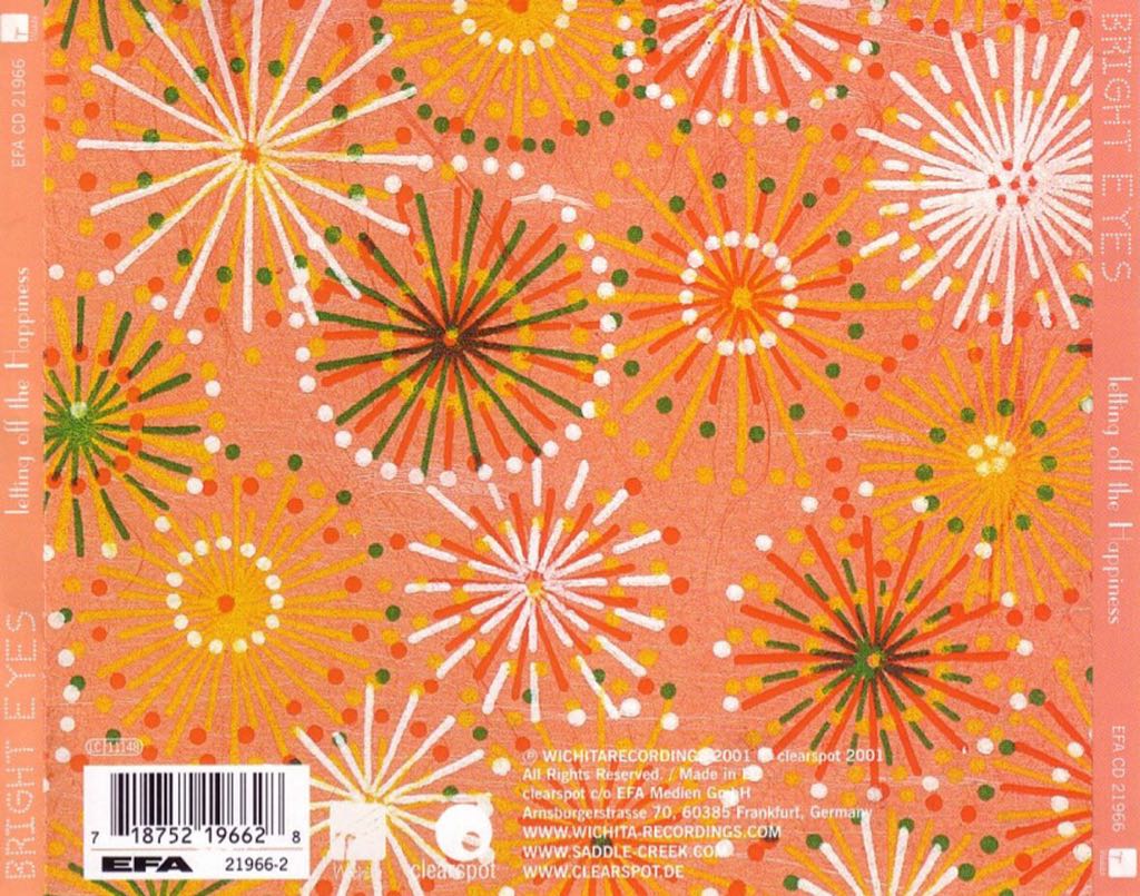 Letting Off the Happiness - Bright Eyes (CD - 59) music collectible [Barcode 5055036260114] - Main Image 2