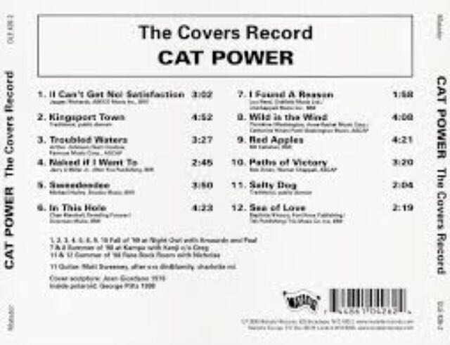 The Covers Record - Cat Power (MP3 - 40:58) music collectible [Barcode 0744861042624] - Main Image 2