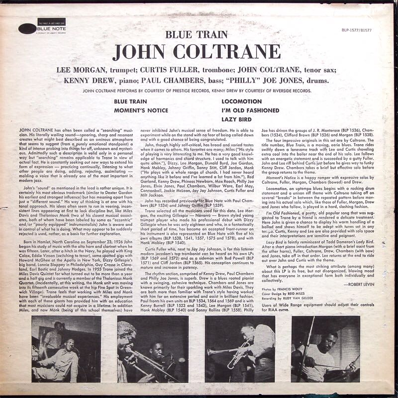 John Coltrane - Blue Train - Coltrane, John (CD - 59) music collectible [Barcode 724349532618] - Main Image 2
