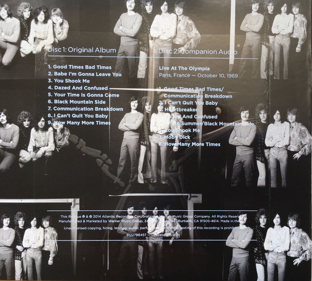 Led Zeppelin I - Led Zeppelin (CD - 11608) music collectible [Barcode 081227964573] - Main Image 3