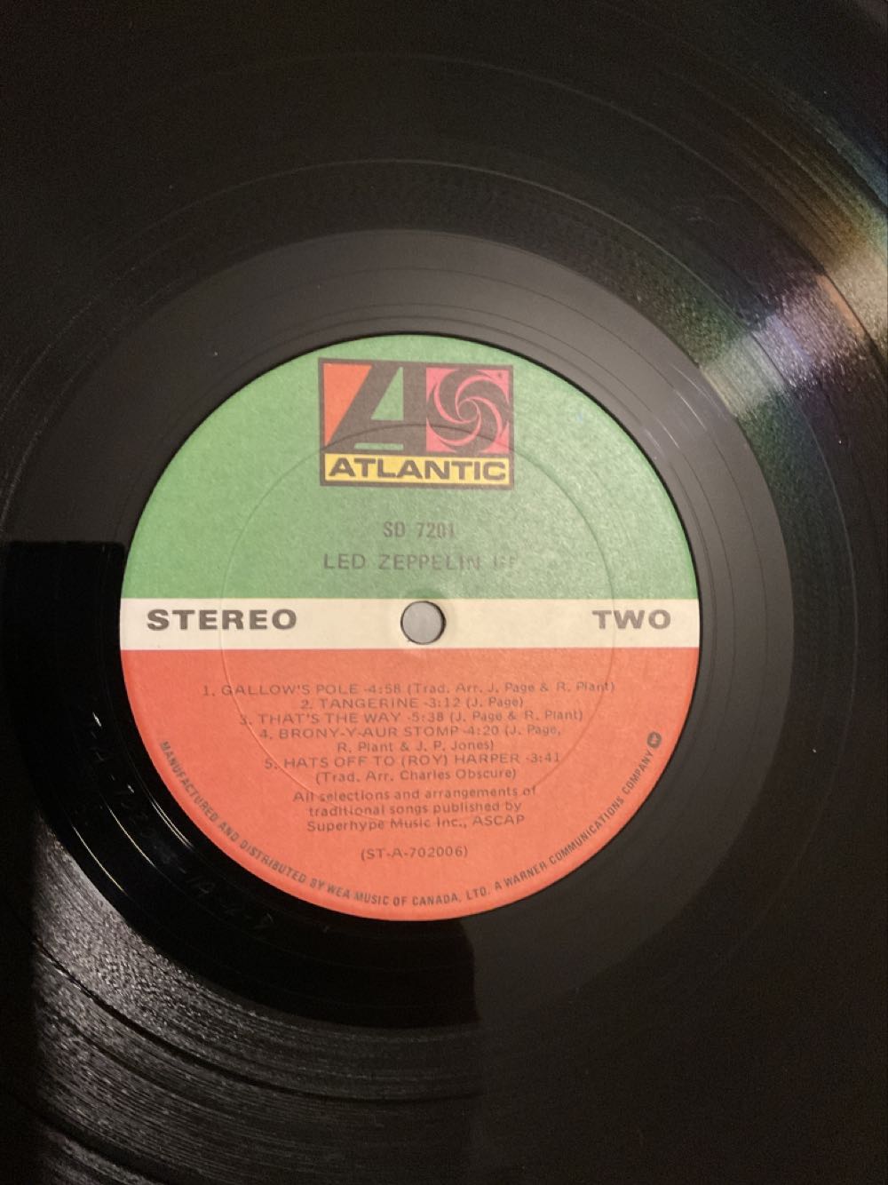 III - Led Zeppelin (12” - 4304) music collectible - Main Image 4