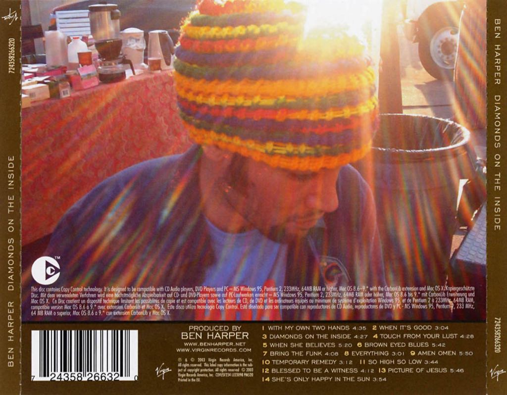 Diamonds On The Inside - Harper, Ben (CD - 62) music collectible [Barcode 724358266320] - Main Image 2