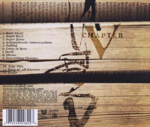 Chapter V - Staind (CD - 51) music collectible [Barcode 075596298223] - Main Image 2
