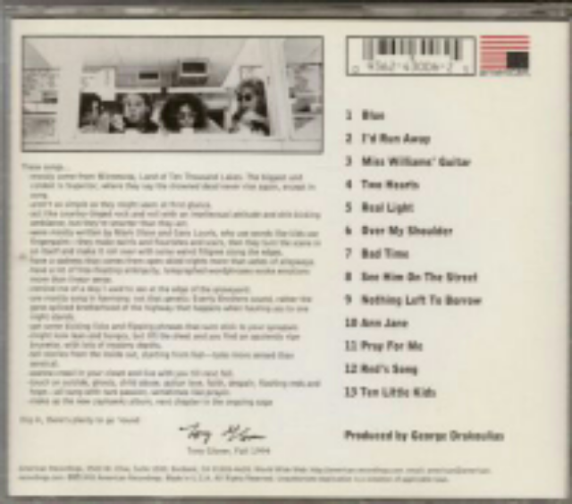 Tomorrow The Green Grass - Jayhawks, The (CD - 47) music collectible [Barcode 093624300625] - Main Image 2