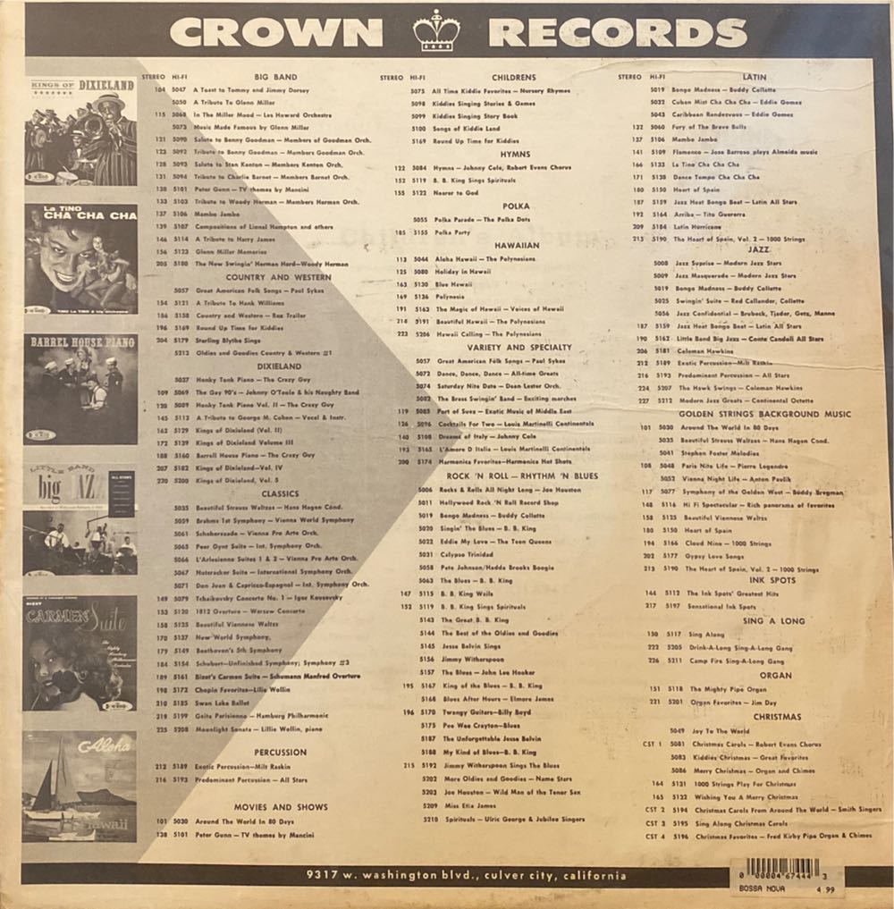 Bossa Nova - Collette, Buddy (12” - 39) music collectible [Barcode 660355361524] - Main Image 2