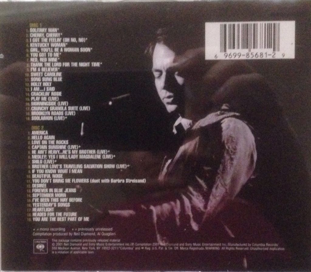 The Essential Neil Diamond - Neil Diamond (CD) music collectible [Barcode 696998568129] - Main Image 2