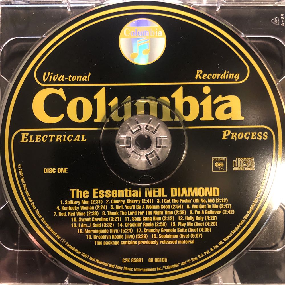 The Essential Neil Diamond - Neil Diamond (CD) music collectible [Barcode 696998568129] - Main Image 3