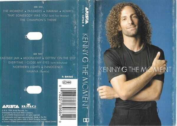 The Moment - G, Kenny (Cassette) music collectible [Barcode 02083116572304] - Main Image 2