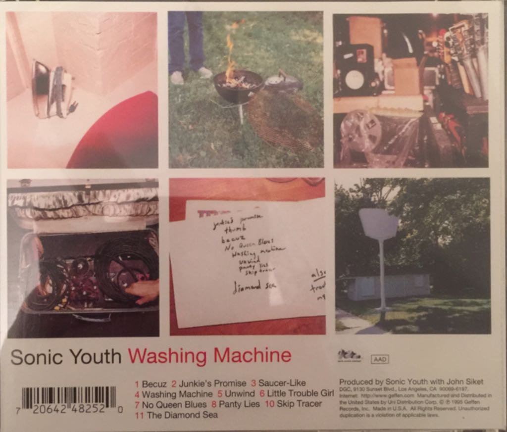 Washing Machine - Sonic Youth (CD - 69) music collectible [Barcode 720642482520] - Main Image 2
