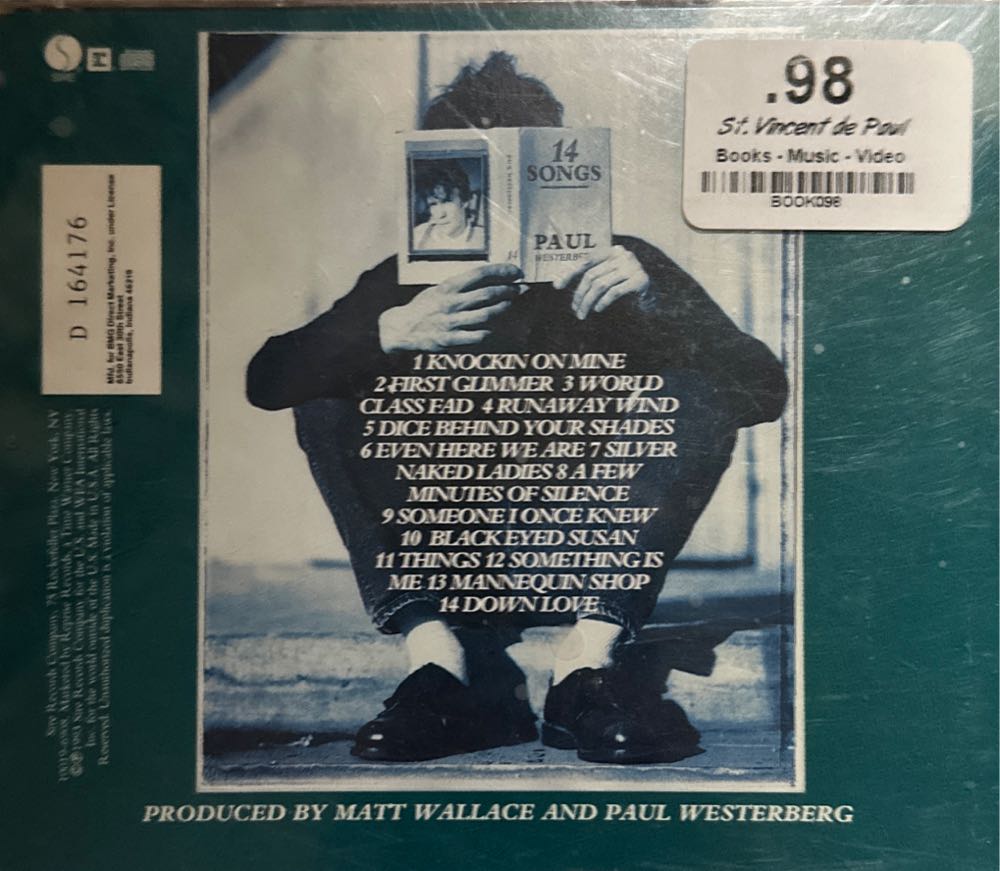 14 Songs - Westerberg, Paul (CD) music collectible - Main Image 2