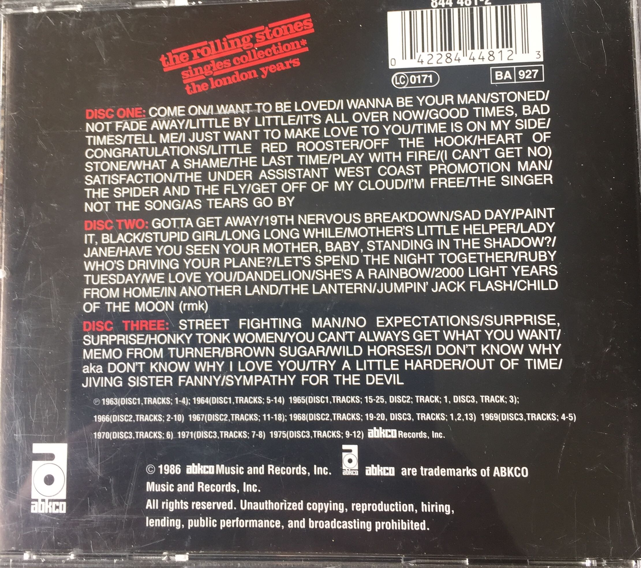 Singles Collection The London Years - Rolling Stones (CD) music collectible - Main Image 2