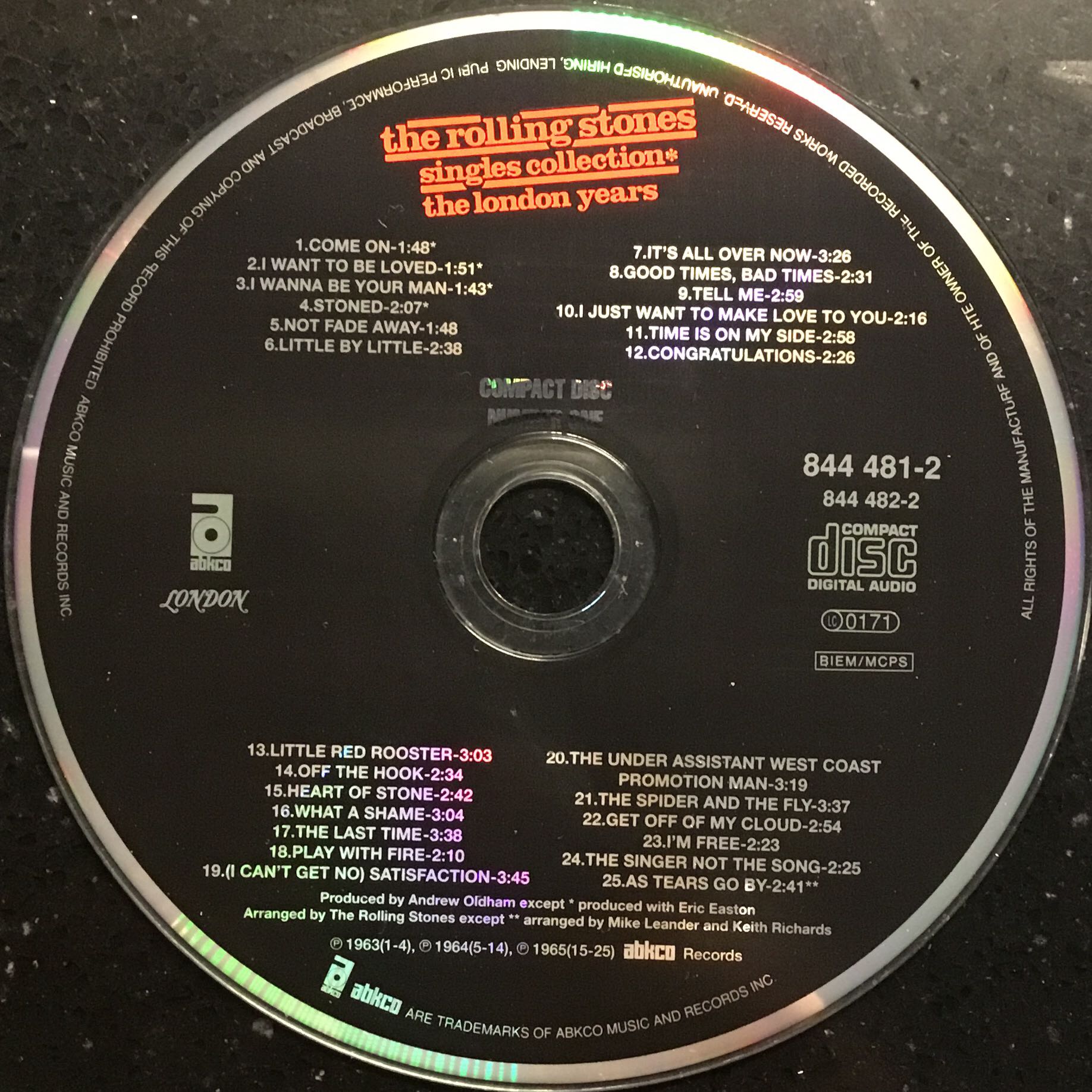 Singles Collection The London Years - The Rolling Stones (CD - 185) music collectible - Main Image 4