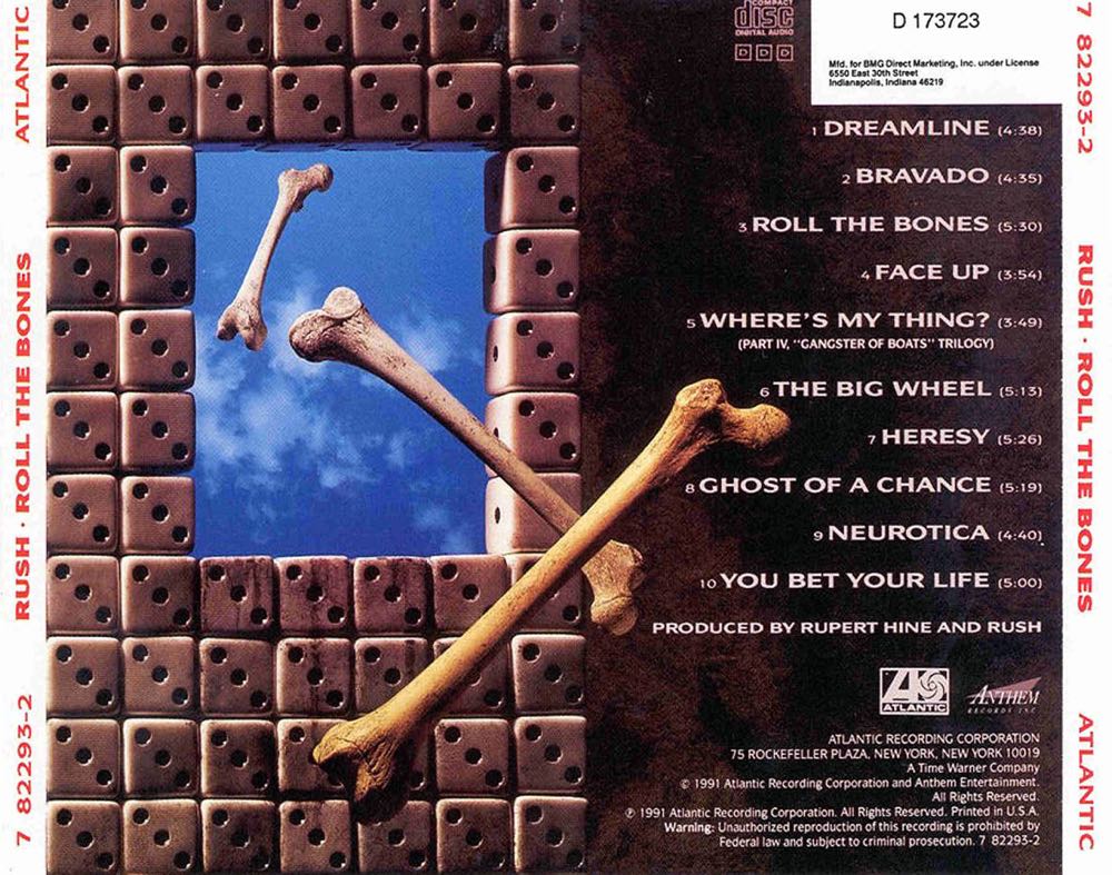 Roll The Bones - Rush (12”) music collectible - Main Image 2