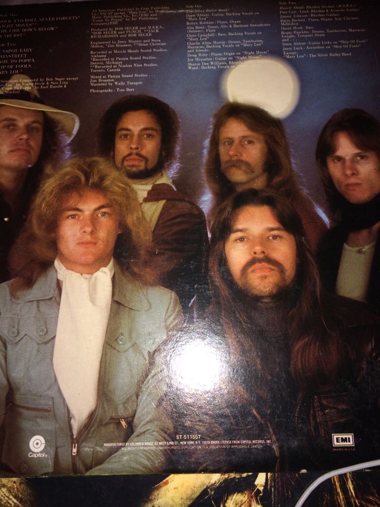 Night Moves - Bob Seger & The Silver Bullet Band (7” - 3650) music collectible [Barcode 077774607759] - Main Image 2