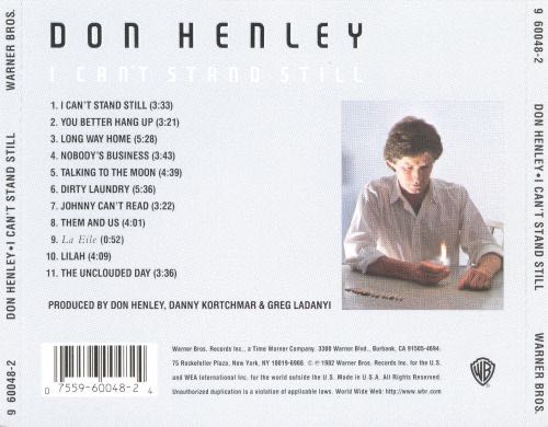 I Can’t Stand Still - Don Henley (12” - 43) music collectible [Barcode 075596004848] - Main Image 2