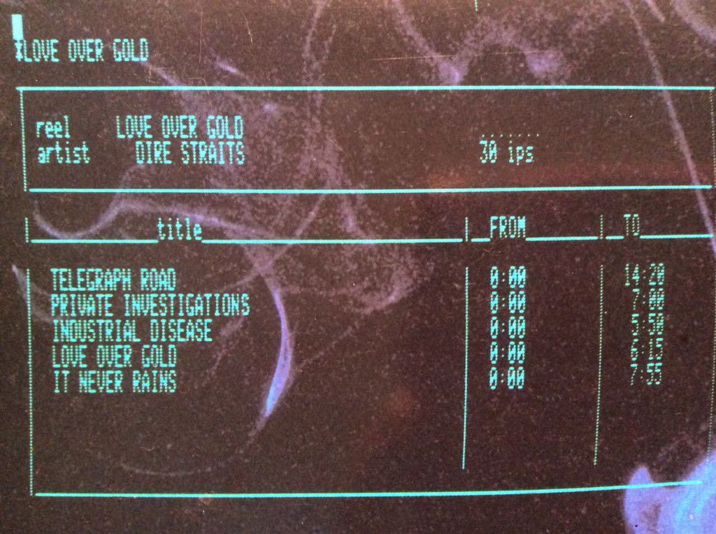 Love Over Gold - Dire Straits (12” - 41) music collectible [Barcode 075992372817] - Main Image 2