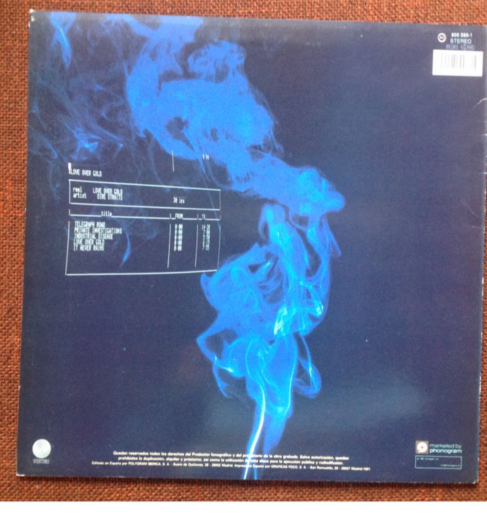 Love Over Gold - Dire Straits (12”) music collectible - Main Image 2
