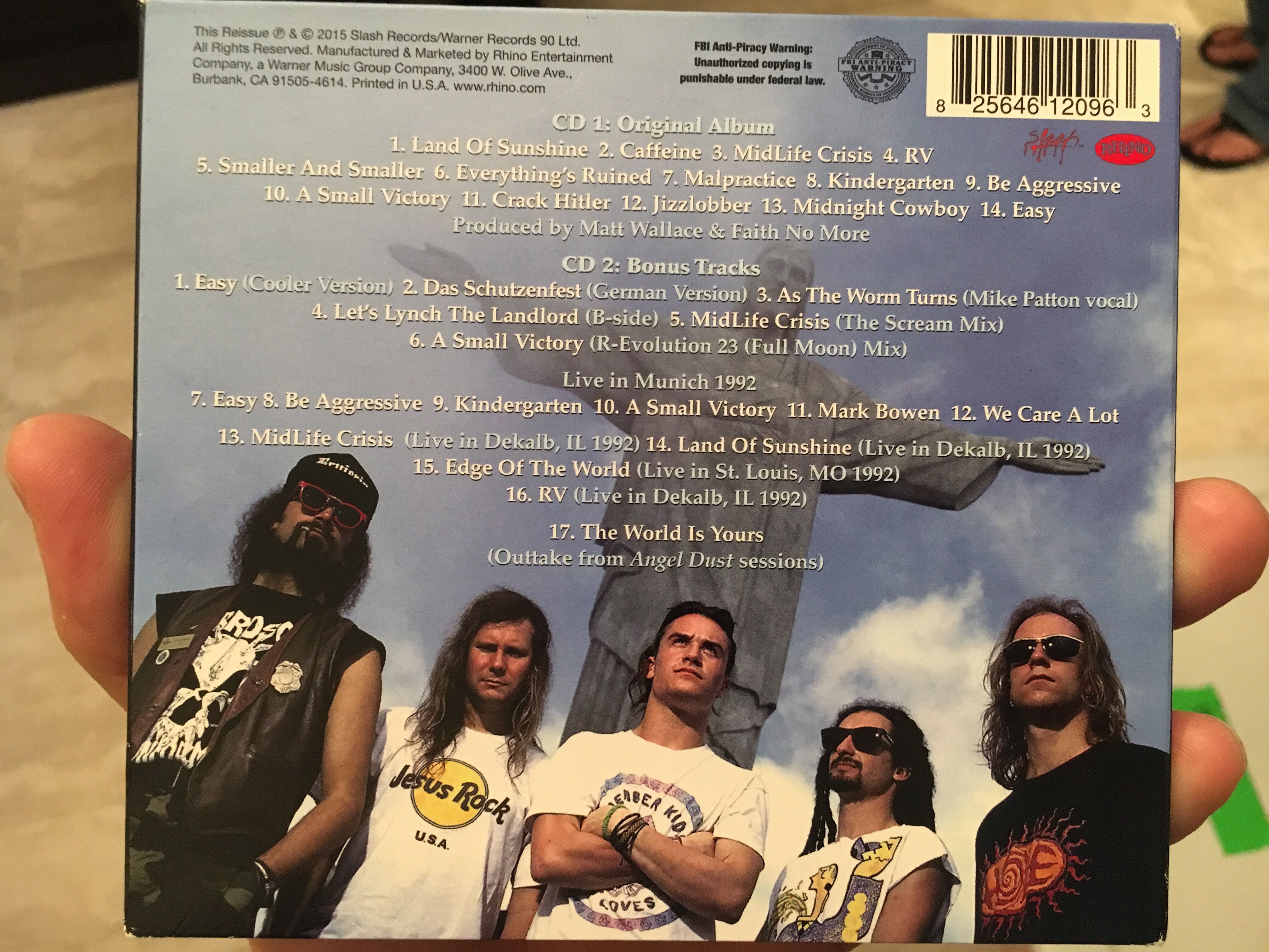 Angel Dust (deluxe Edition) - Faith No More (CD) music collectible [Barcode 825646120963] - Main Image 3
