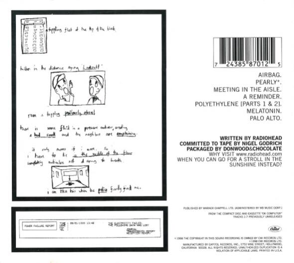 Airbag/How Am I Driving? - Radiohead (CD - 53) music collectible [Barcode 724385870125] - Main Image 2