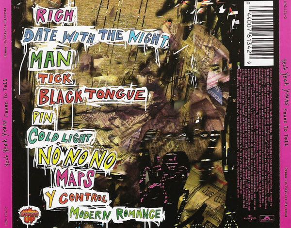 Fever To Tell - Yeah Yeah Yeahs (CD - 38) music collectible [Barcode 044007613528] - Main Image 2