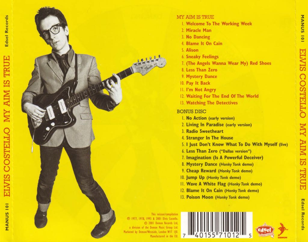 My Aim Is True - Costello, Elvis (CD) music collectible [Barcode 740155710125] - Main Image 2