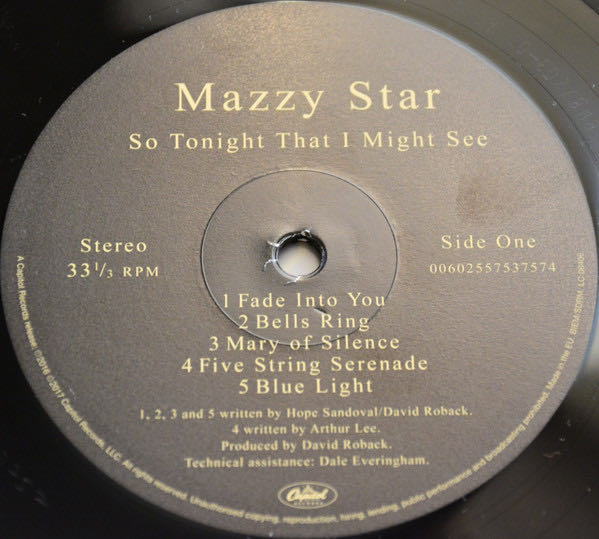 So Tonight That I Might See - Mazzy Star (CD) music collectible [Barcode 011119825385] - Main Image 3