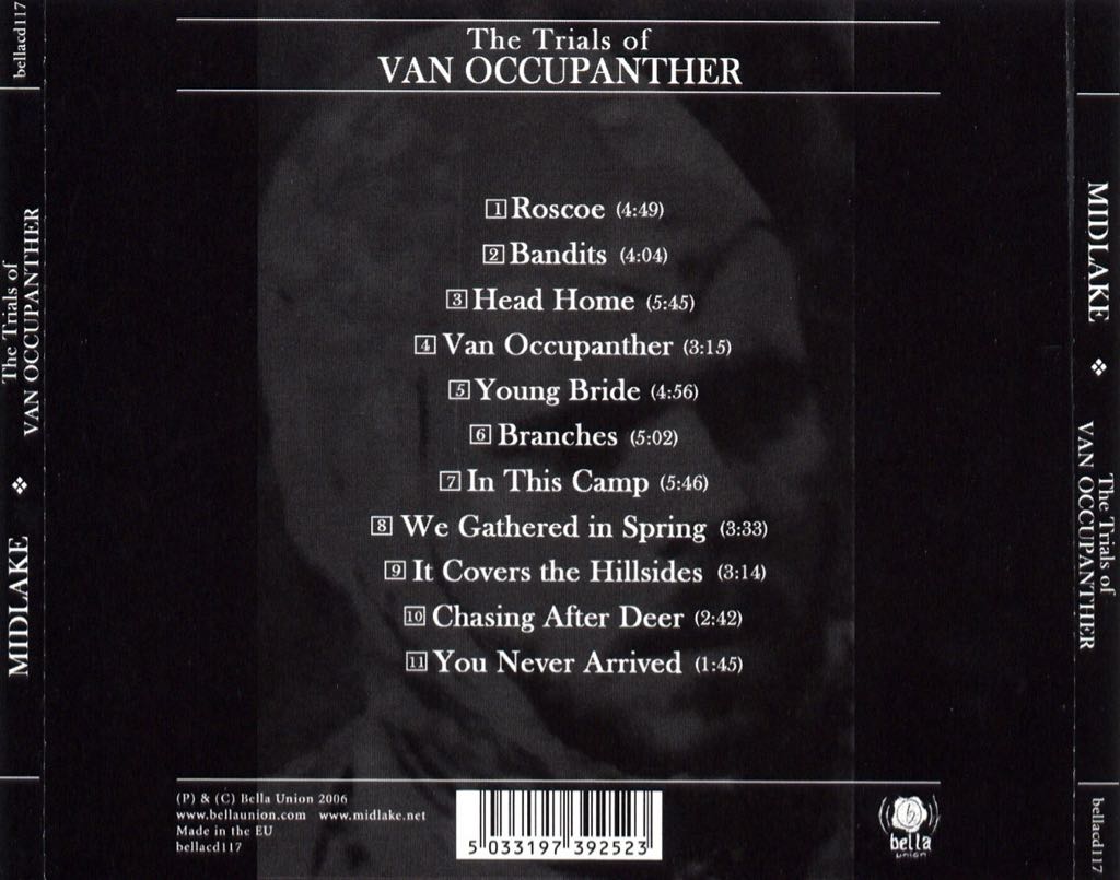 The Trials Of Van Occupanther - Midlake (CD) music collectible [Barcode 5033197392523] - Main Image 2