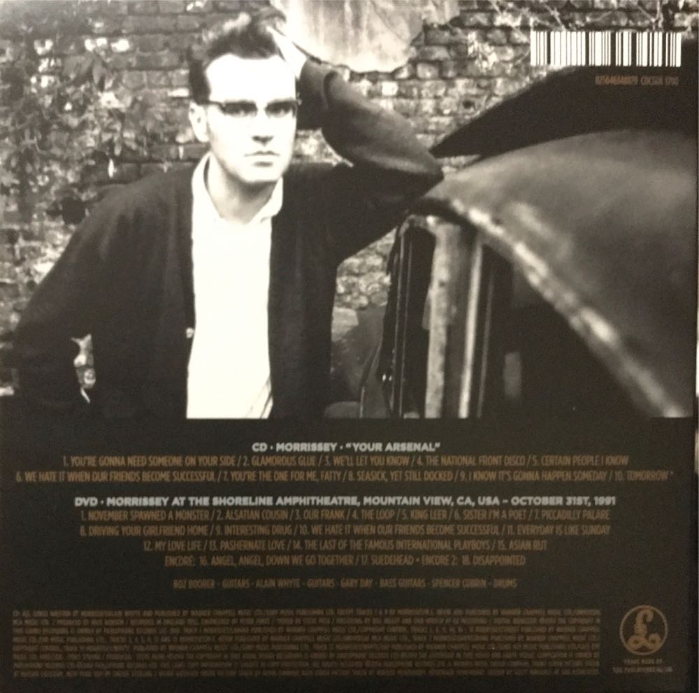 Your Arsenal - Morrissey (CD/DVD) music collectible [Barcode 825646348879] - Main Image 2