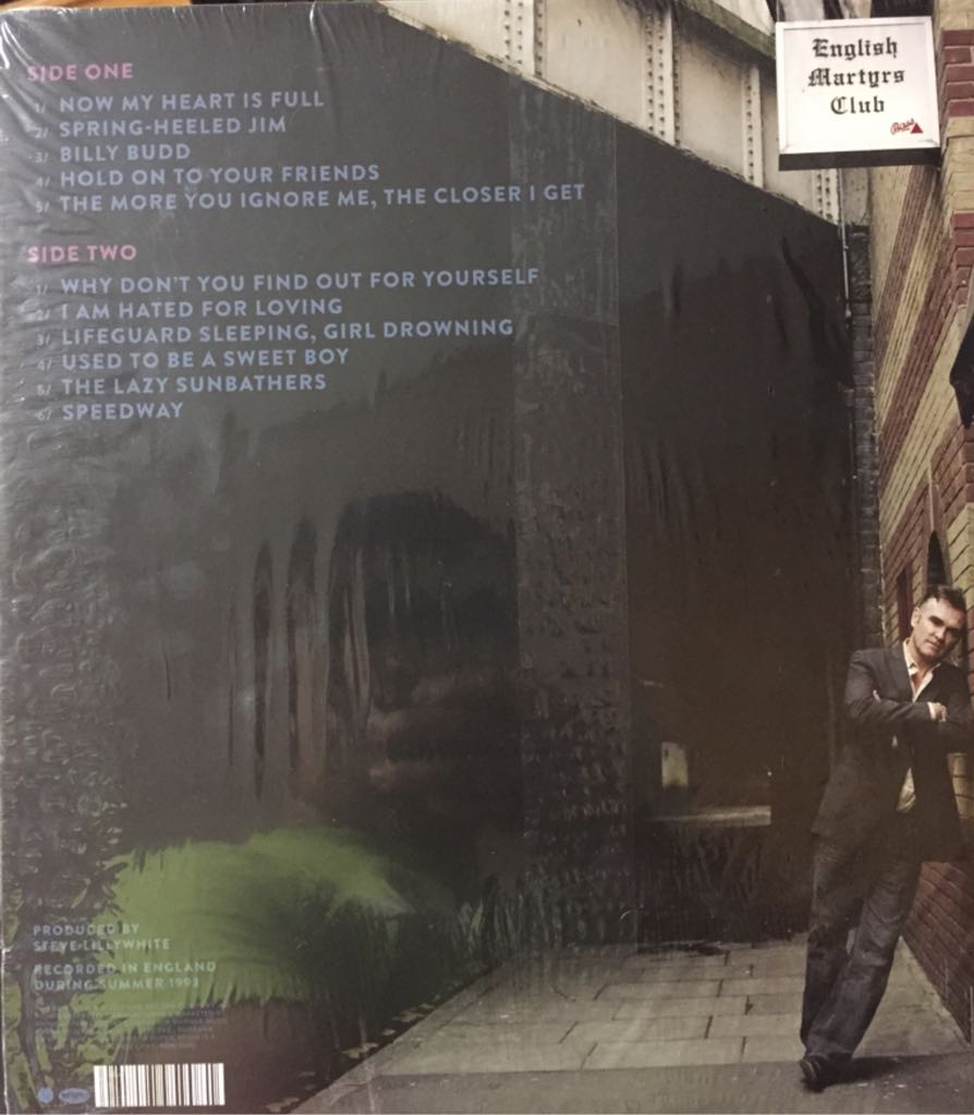 Vauxhall And I - Morrissey (12”) music collectible [Barcode 081227959081] - Main Image 2