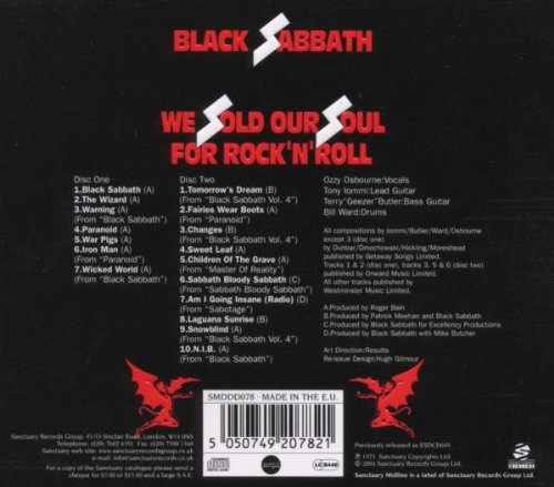 We Sold Our Soul For Rock n Roll - Black Sabbath (CD) music collectible - Main Image 2