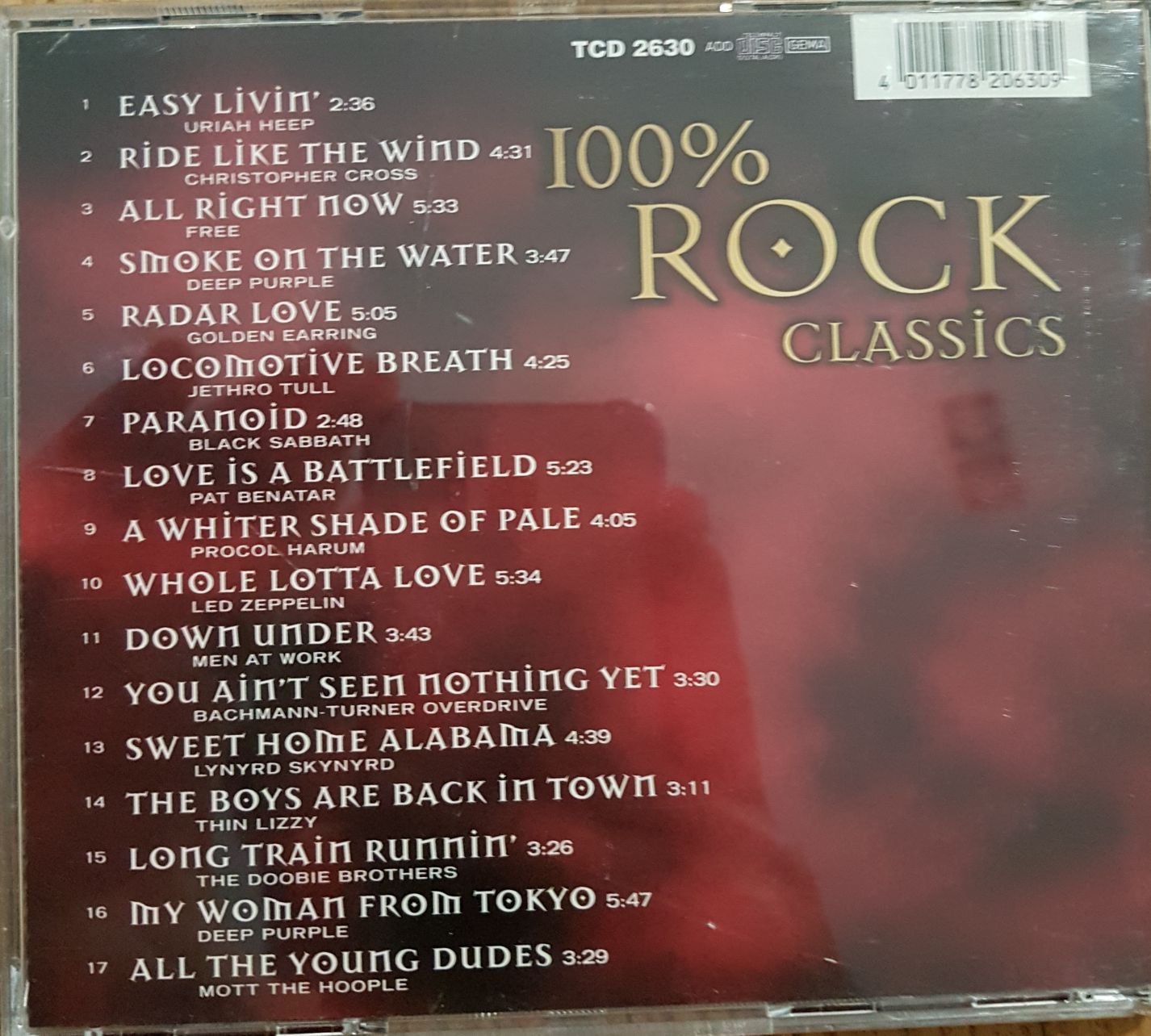 100 % Rock Classics - Sampler, Rock (CD) music collectible [Barcode 4011778206309] - Main Image 2