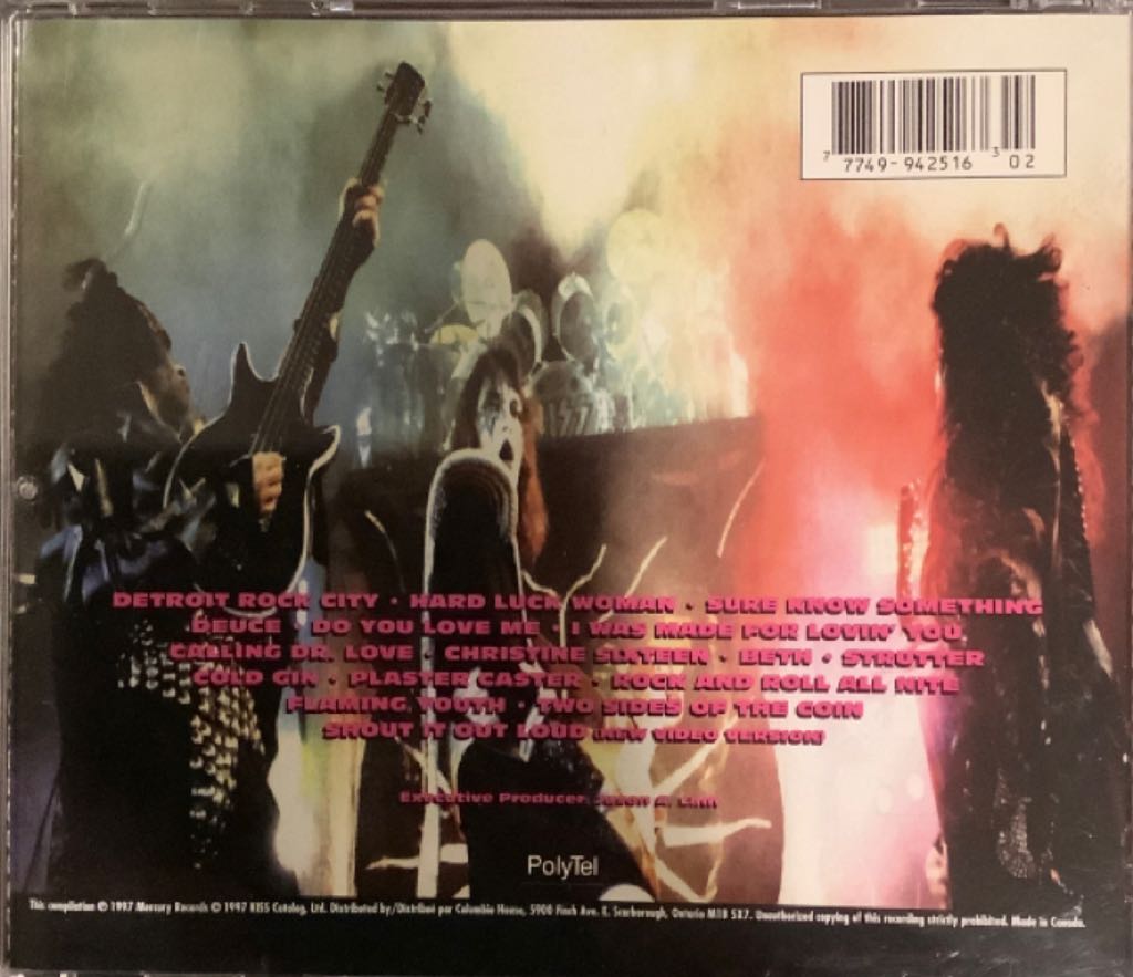 Greatest Kiss - Kiss (CD - 5605) music collectible [Barcode 777499425163] - Main Image 2