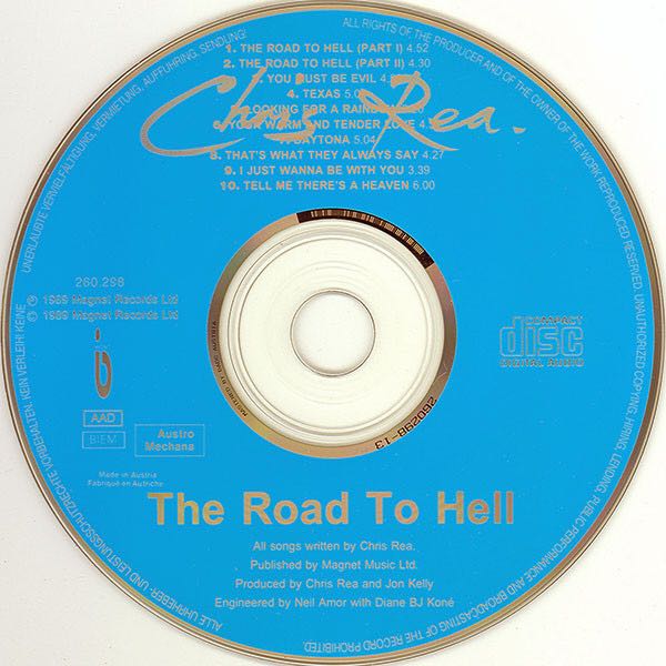 The Road To Hell - Rea, Chris (CD - 50) music collectible [Barcode 4007192602988] - Main Image 4