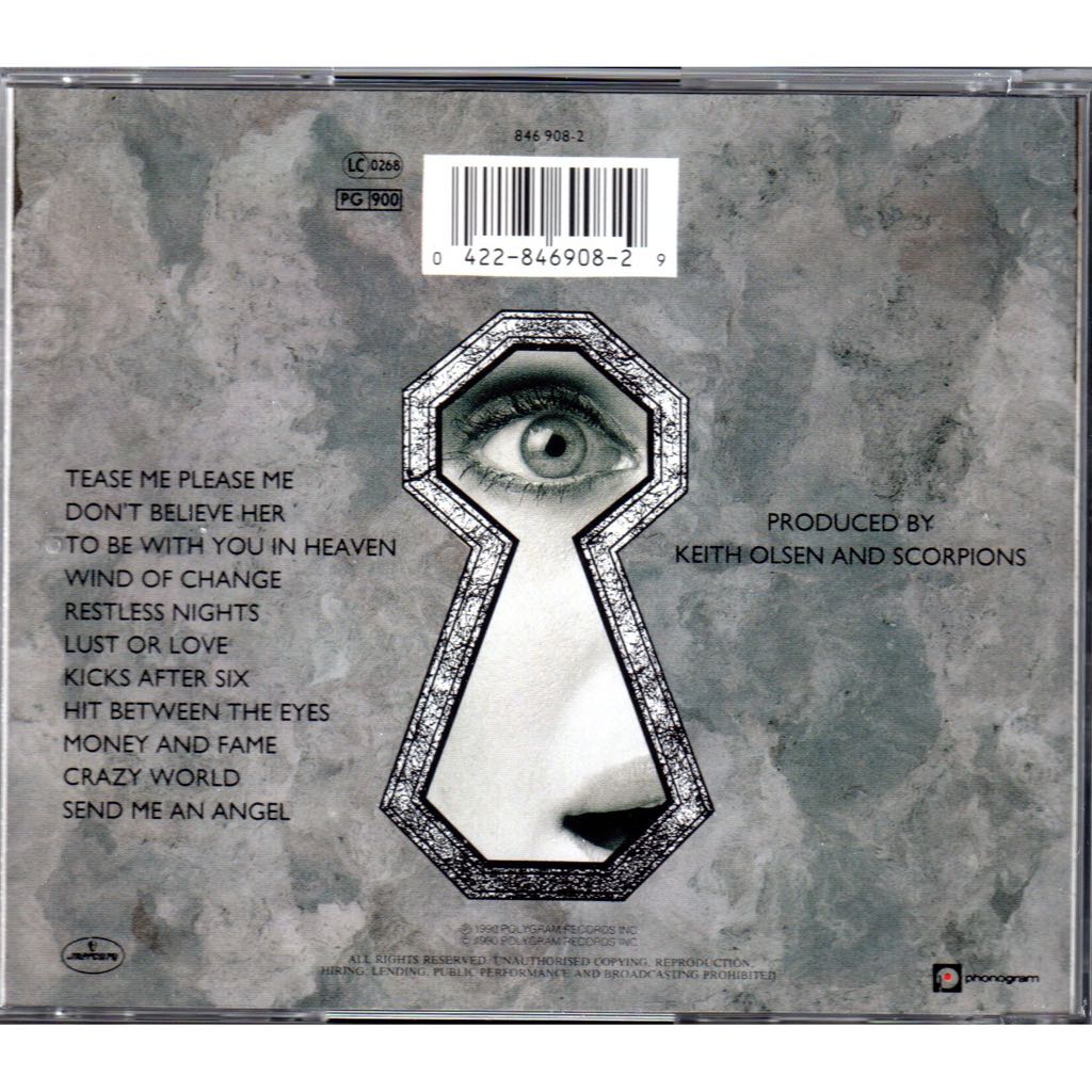Crazy World - Scorpions (CD - 53) music collectible [Barcode 602537366040] - Main Image 2