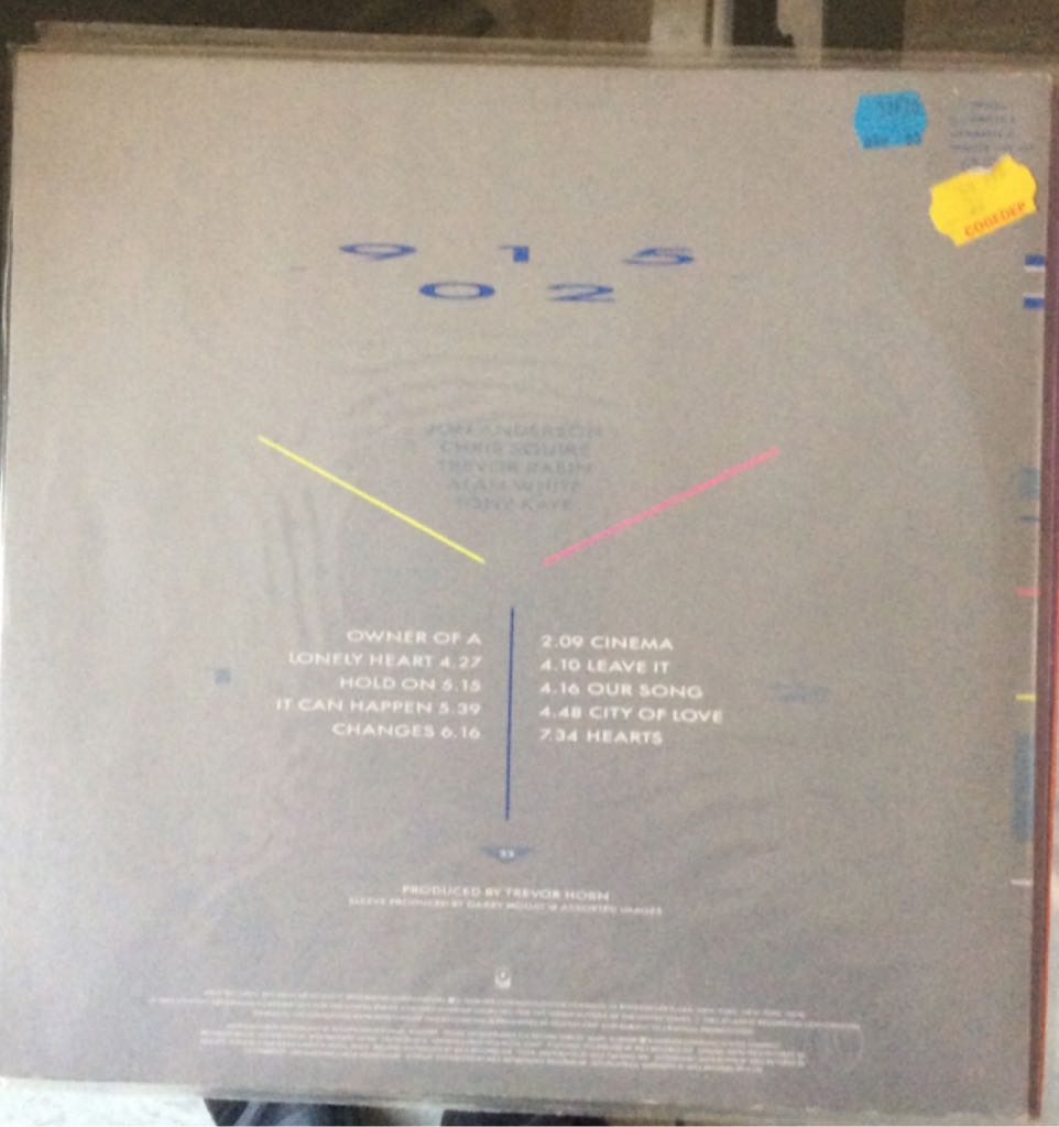 90125 - Yes (12”) music collectible - Main Image 2