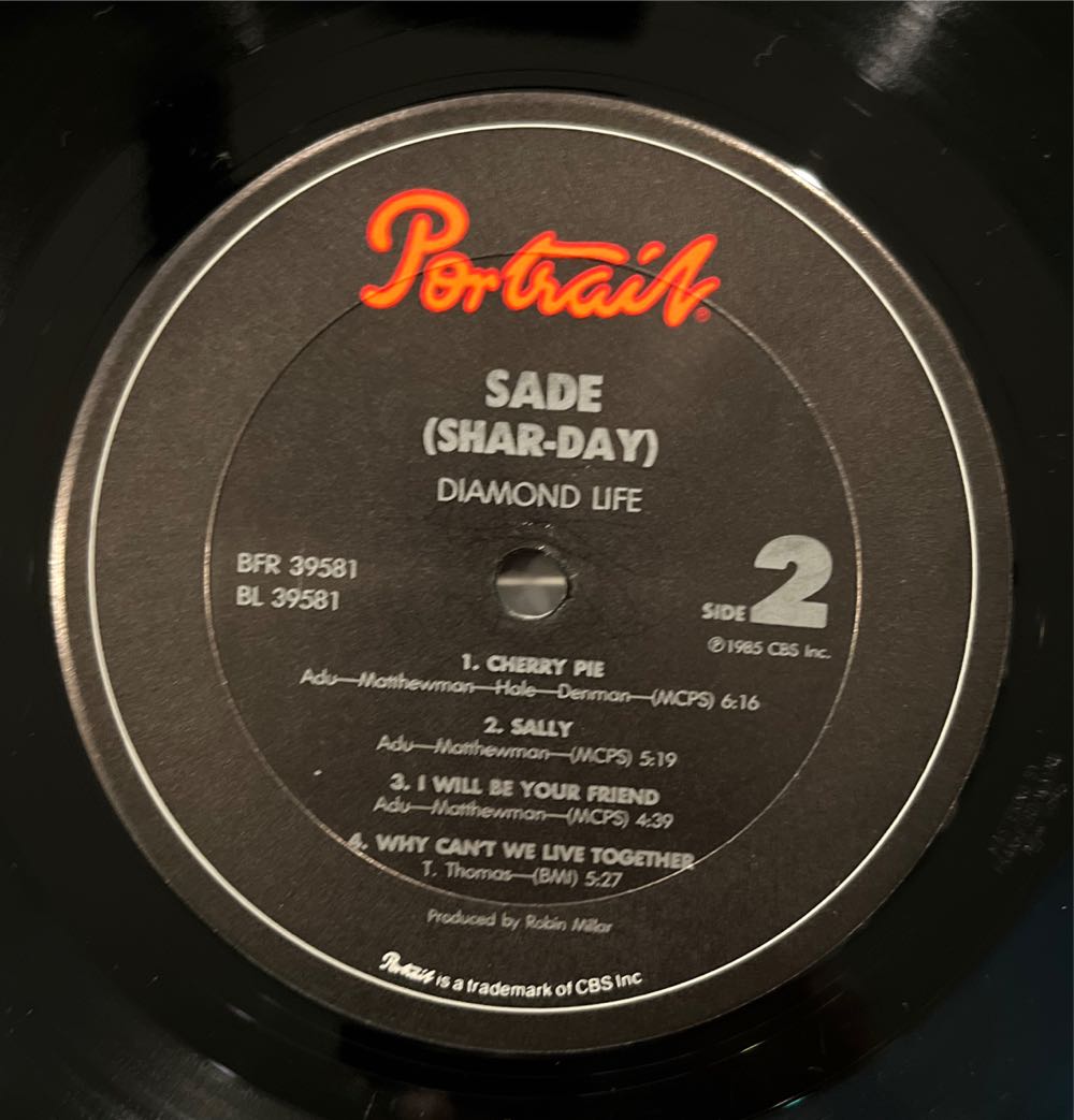 Diamond Life - Sade (12”) music collectible - Main Image 4